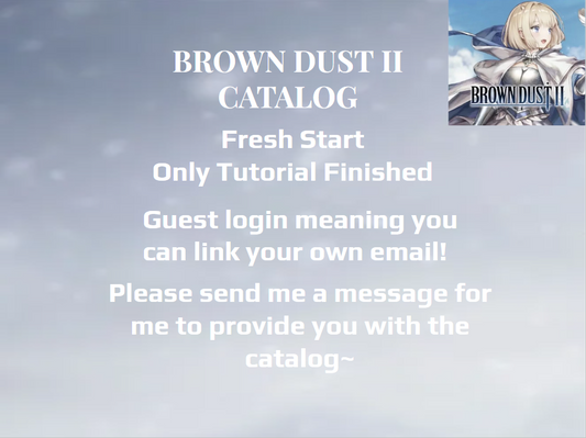 Brown Dust 2 Selective Catalog